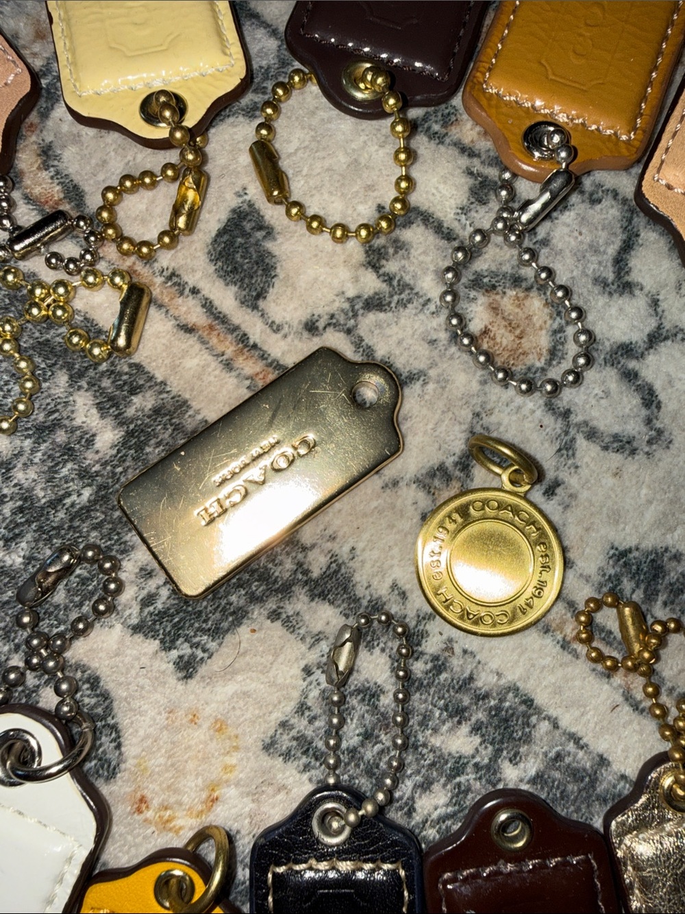 Coach all 19 Multicolor Leather Tag Charm Collection - Picture 7 of 8